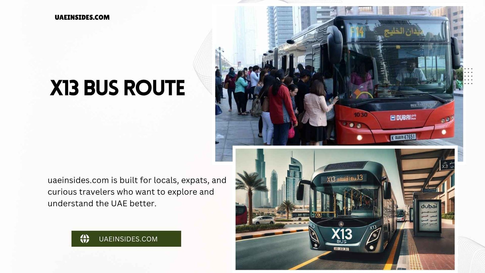 X13 Bus Route: Route, Stops and Bus Fare